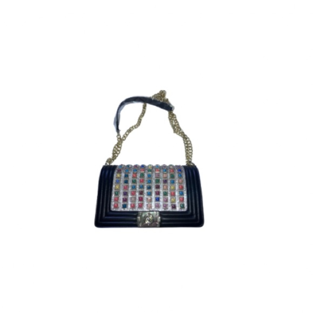 Elegant Crossbody Bag with Studded Design